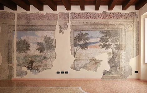 Recupero affresco ristrutturazione - Studio Gozio